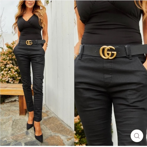 BEVY FLOG The Dafna Pant in Black size 24 NWT NEW